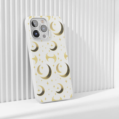 Latest 3rd-Generation Crystal Tough Glossy Moon iPhone Case (MagSafe-Compatible)