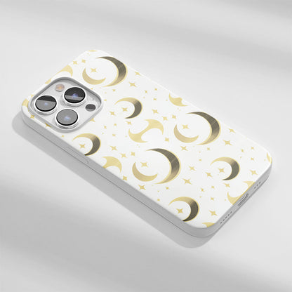Latest 3rd-Generation Crystal Tough Glossy Moon iPhone Case (MagSafe-Compatible)