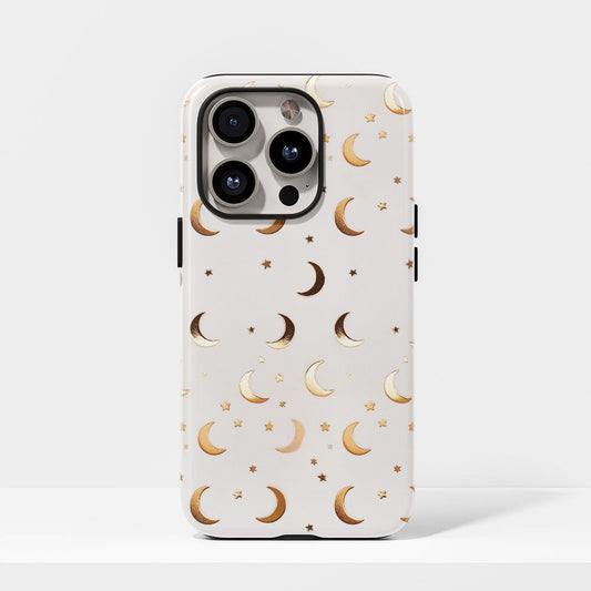 雙層半手印堅韌霧面月亮 iPhone 手機殼