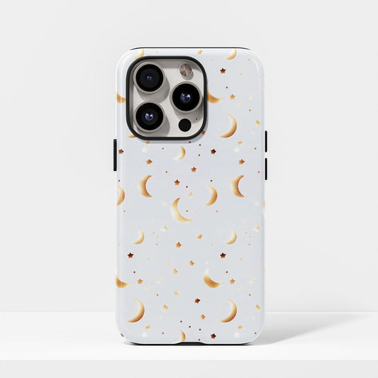 雙層半手印堅韌霧面月亮 iPhone 手機殼