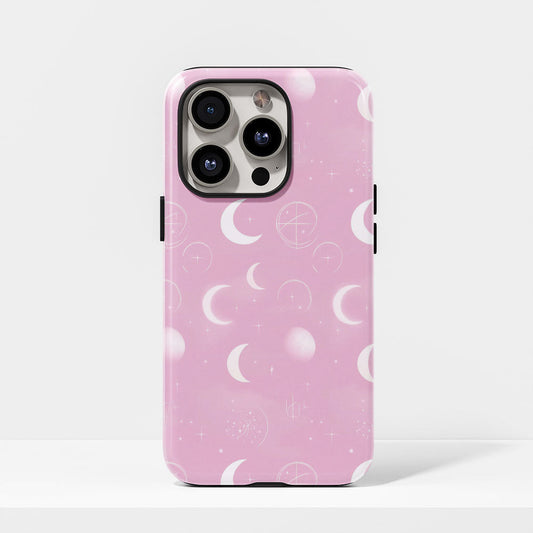 雙層半手印堅韌霧面月亮 iPhone 手機殼
