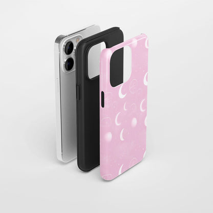雙層半手印堅韌霧面月亮 iPhone 手機殼