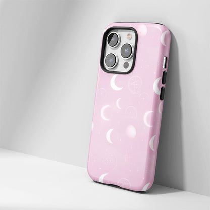 雙層半手印堅韌霧面月亮 iPhone 手機殼