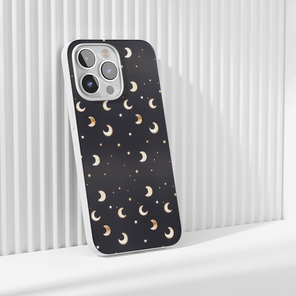 Latest 3rd-Generation Crystal Tough Glossy Moon iPhone Case (MagSafe-Compatible)