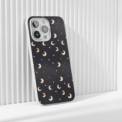 Latest 3rd-Generation Crystal Tough Glossy Moon iPhone Case (MagSafe-Compatible)