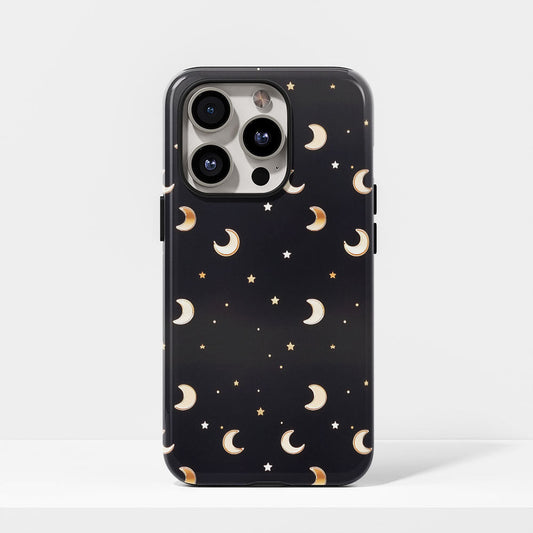 雙層半手印堅韌霧面月亮 iPhone 手機殼