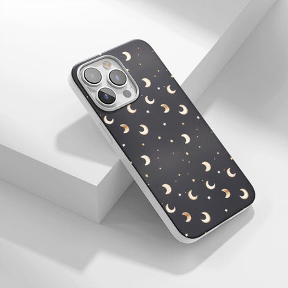Latest 3rd-Generation Crystal Tough Glossy Moon iPhone Case (MagSafe-Compatible)