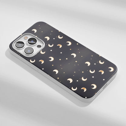 Latest 3rd-Generation Crystal Tough Glossy Moon iPhone Case (MagSafe-Compatible)