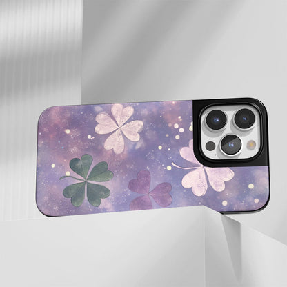 工業級堅固霧面四葉草 iPhone 手機殼（相容於 MagSafe） 