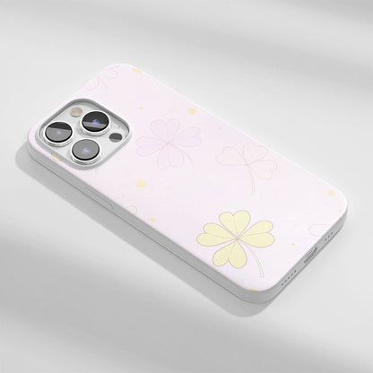 最新第三代水晶堅韌光澤四葉草 iPhone 手機殼（適用於 MagSafe） 