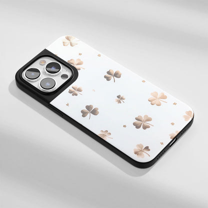 工業級堅固霧面四葉草 iPhone 手機殼（相容於 MagSafe） 