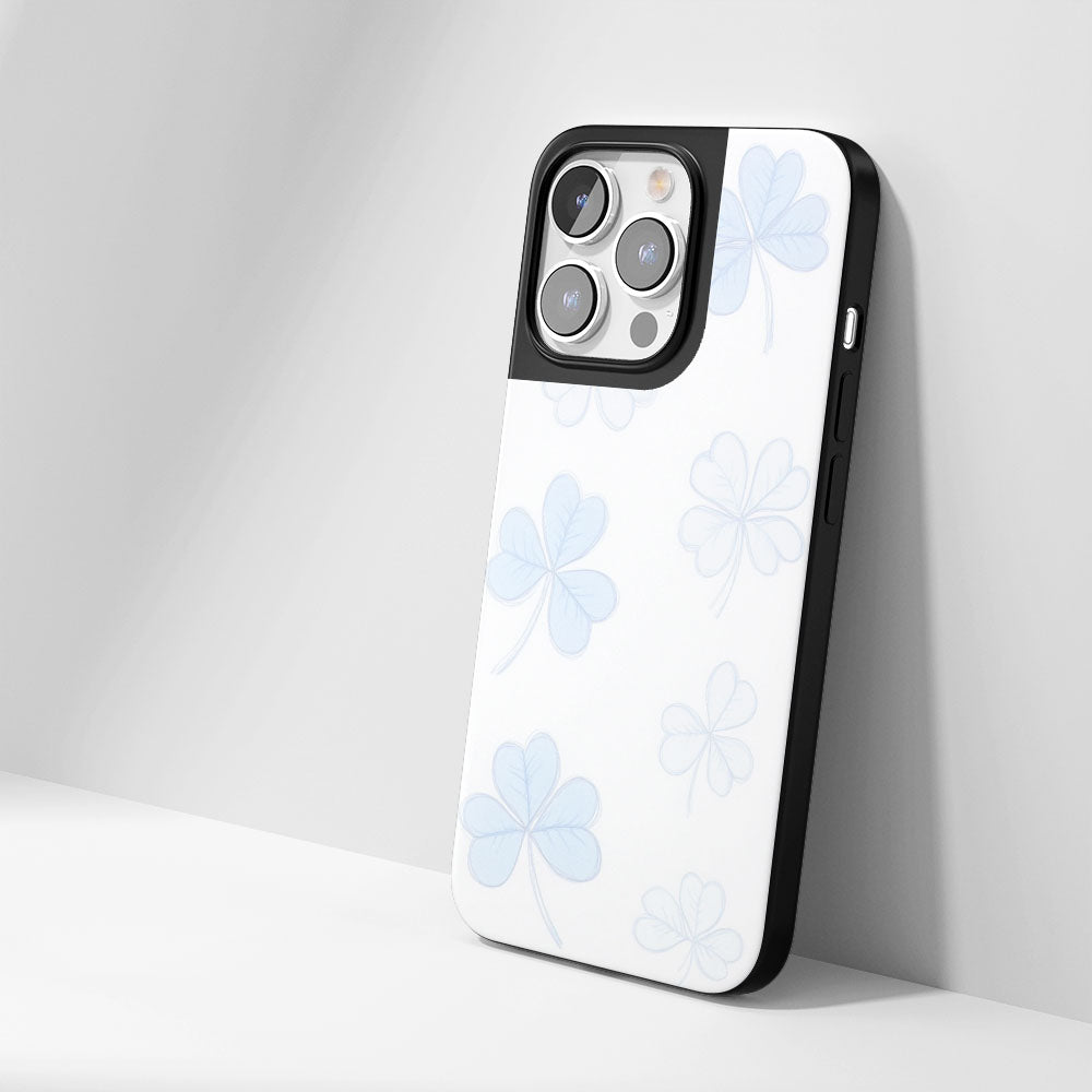工業級堅固霧面四葉草 iPhone 手機殼（相容於 MagSafe） 