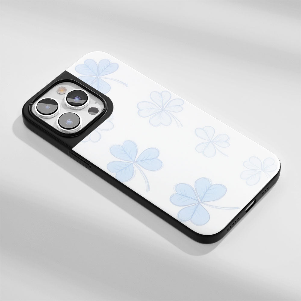 工業級堅固霧面四葉草 iPhone 手機殼（相容於 MagSafe） 