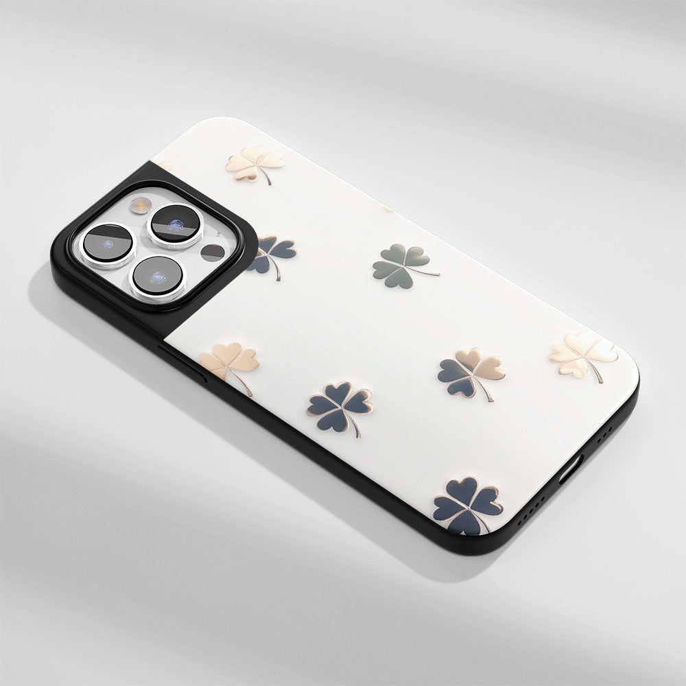 工業級堅固霧面四葉草 iPhone 手機殼（相容於 MagSafe） 