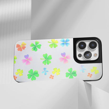 工業級堅固霧面四葉草 iPhone 手機殼（相容於 MagSafe） 