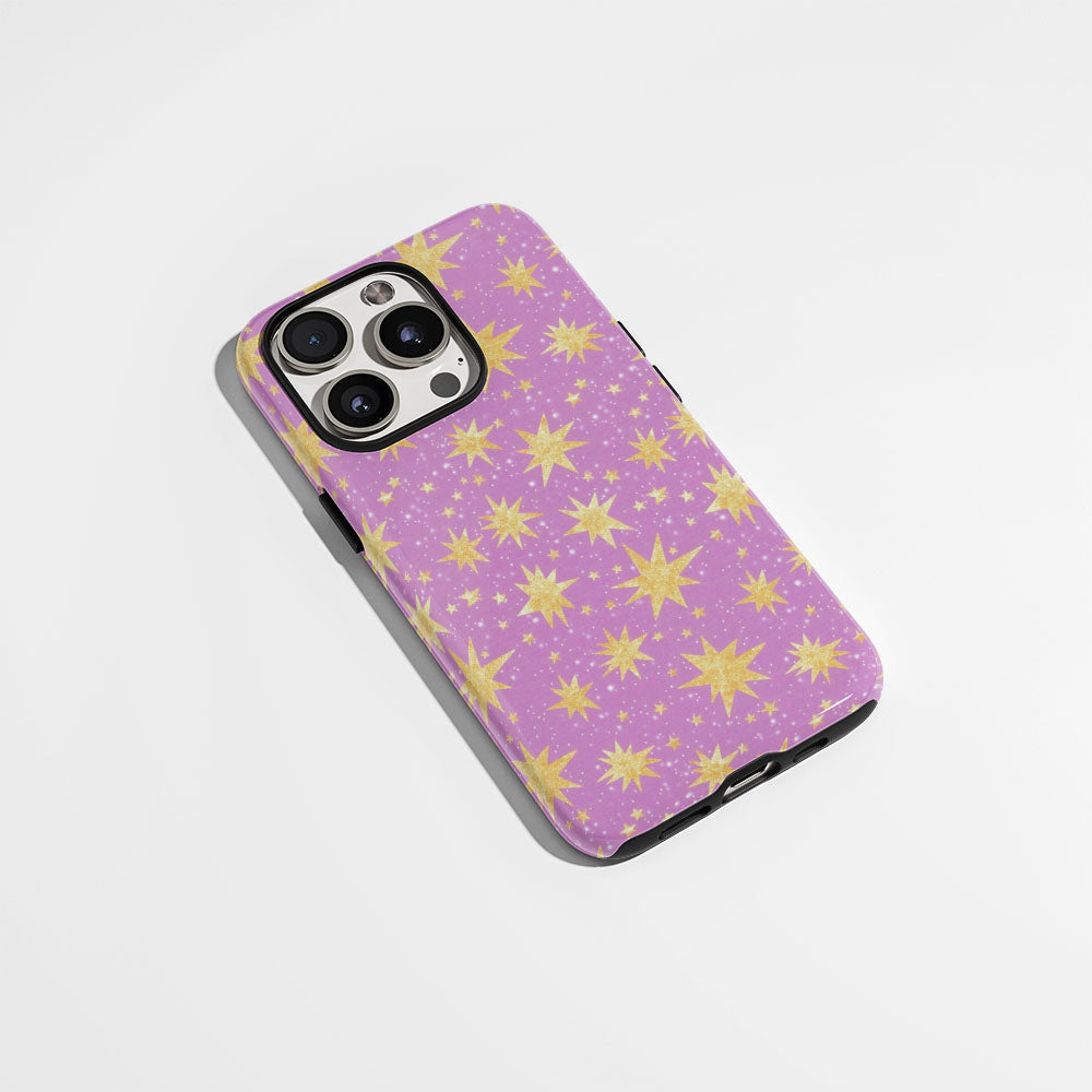 เคส iPhone ลายดาวเคลือบด้านทนทานสองชั้น