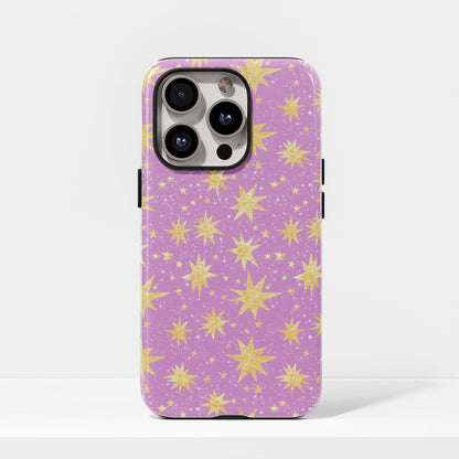 เคส iPhone ลายดาวเคลือบด้านทนทานสองชั้น