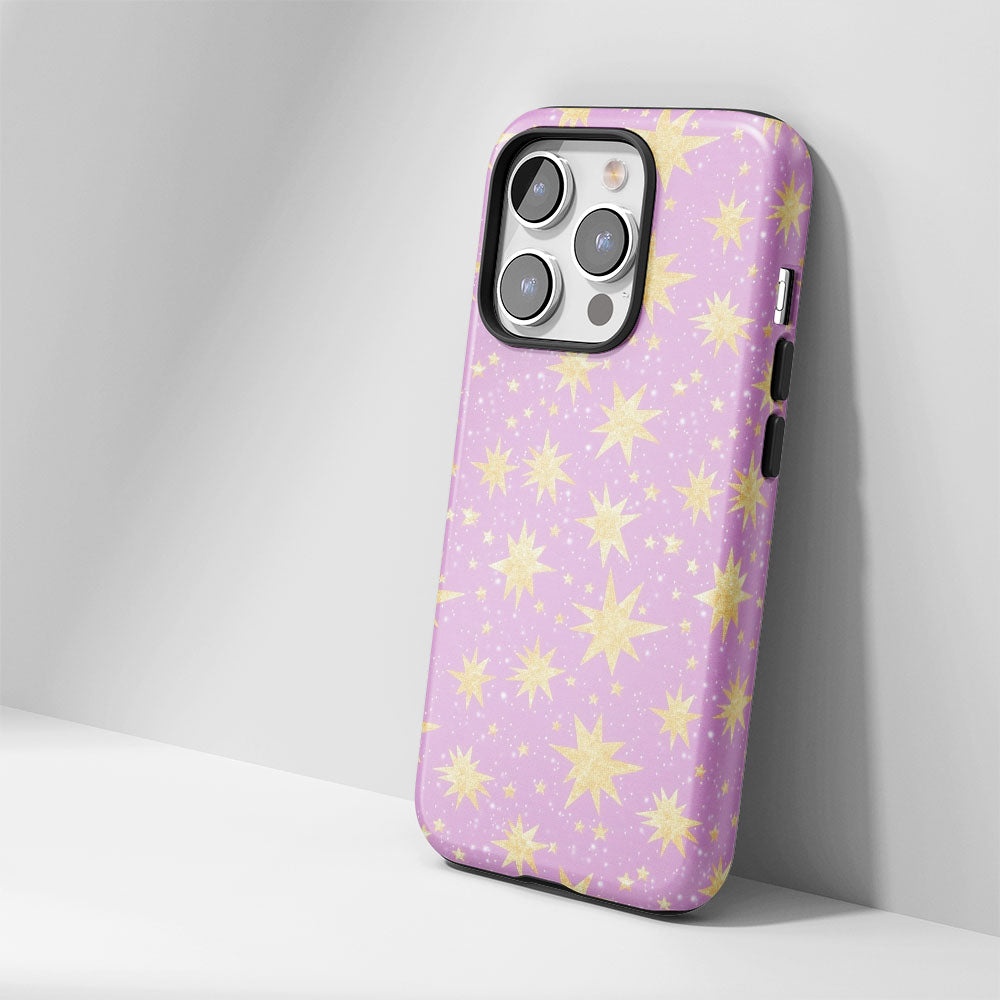 เคส iPhone ลายดาวเคลือบด้านทนทานสองชั้น