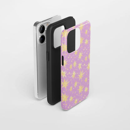 เคส iPhone ลายดาวเคลือบด้านทนทานสองชั้น