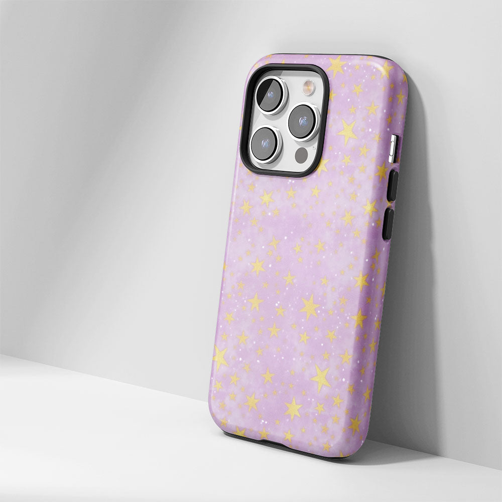 เคส iPhone ลายดาวเคลือบด้านทนทานสองชั้น