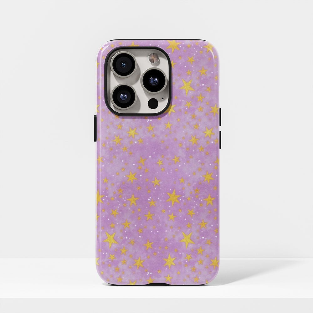 เคส iPhone ลายดาวเคลือบด้านทนทานสองชั้น