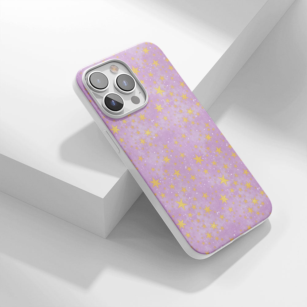 Latest 3rd-Generation Crystal Tough Glossy Star iPhone Case (MagSafe-Compatible)