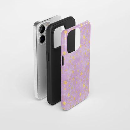 เคส iPhone ลายดาวเคลือบด้านทนทานสองชั้น