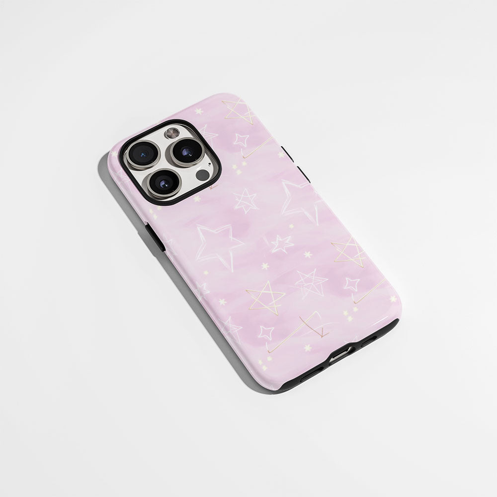 เคส iPhone ลายดาวเคลือบด้านทนทานสองชั้น