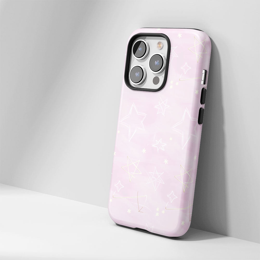 เคส iPhone ลายดาวเคลือบด้านทนทานสองชั้น