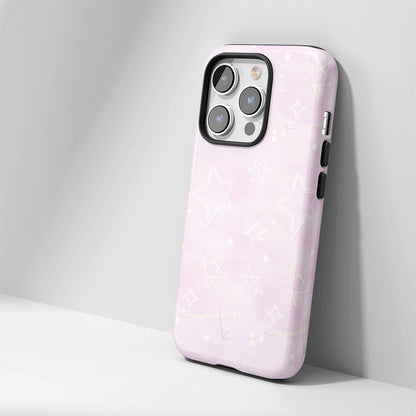 เคส iPhone ลายดาวเคลือบด้านทนทานสองชั้น