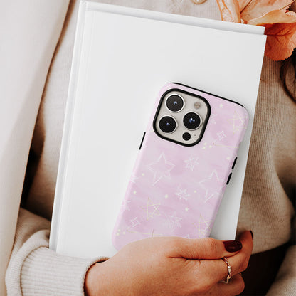 เคส iPhone ลายดาวเคลือบด้านทนทานสองชั้น