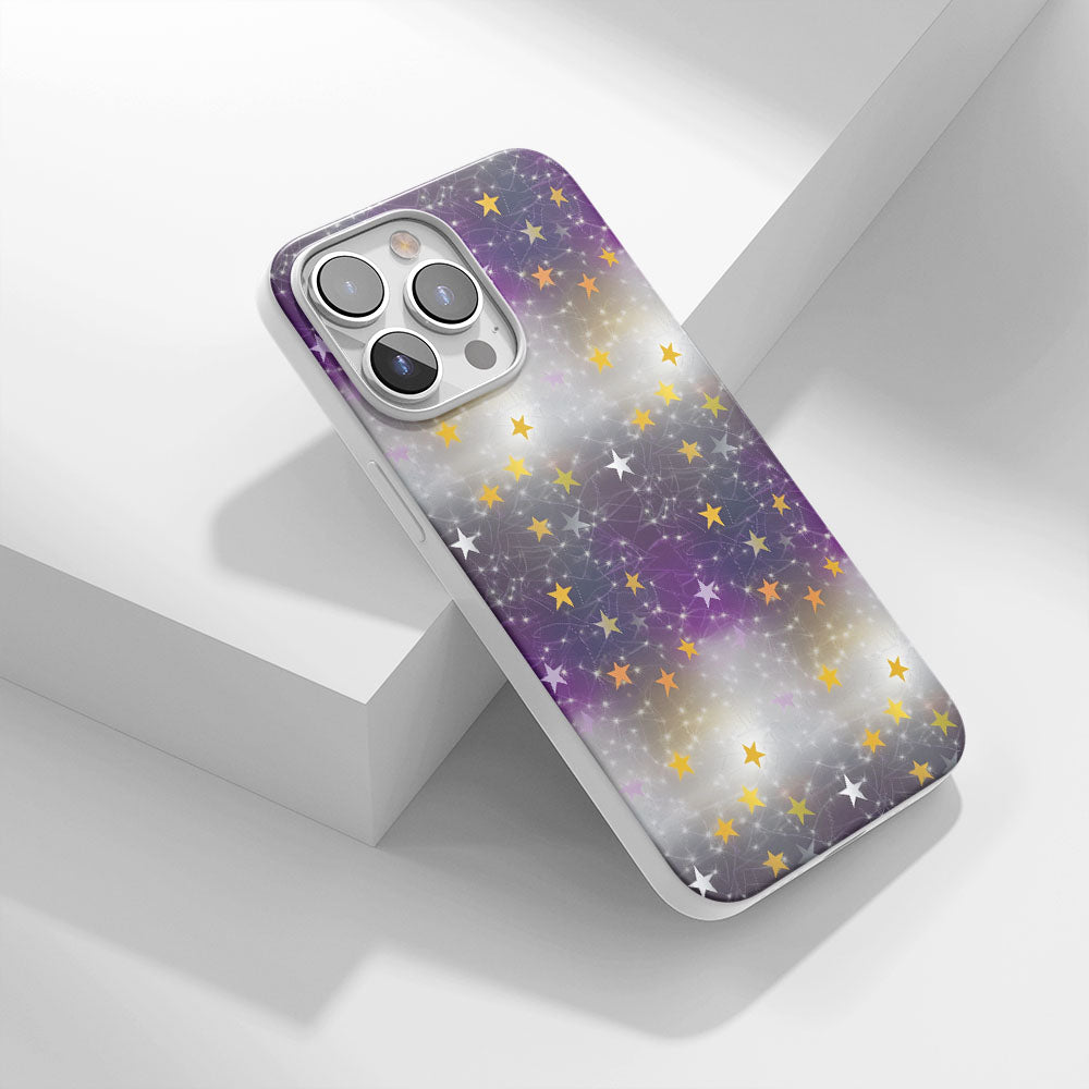 Latest 3rd-Generation Crystal Tough Glossy Star iPhone Case (MagSafe-Compatible)