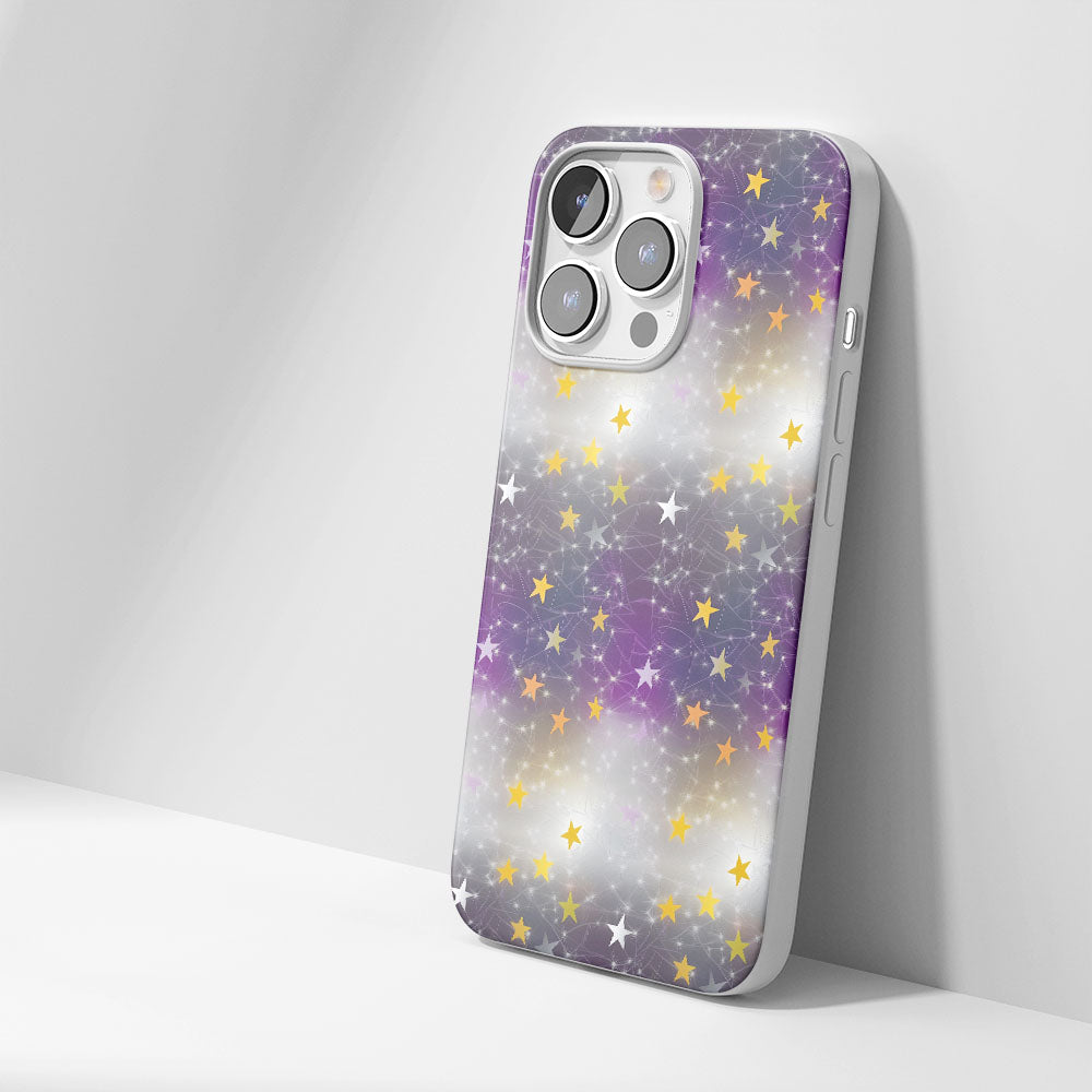Latest 3rd-Generation Crystal Tough Glossy Star iPhone Case (MagSafe-Compatible)