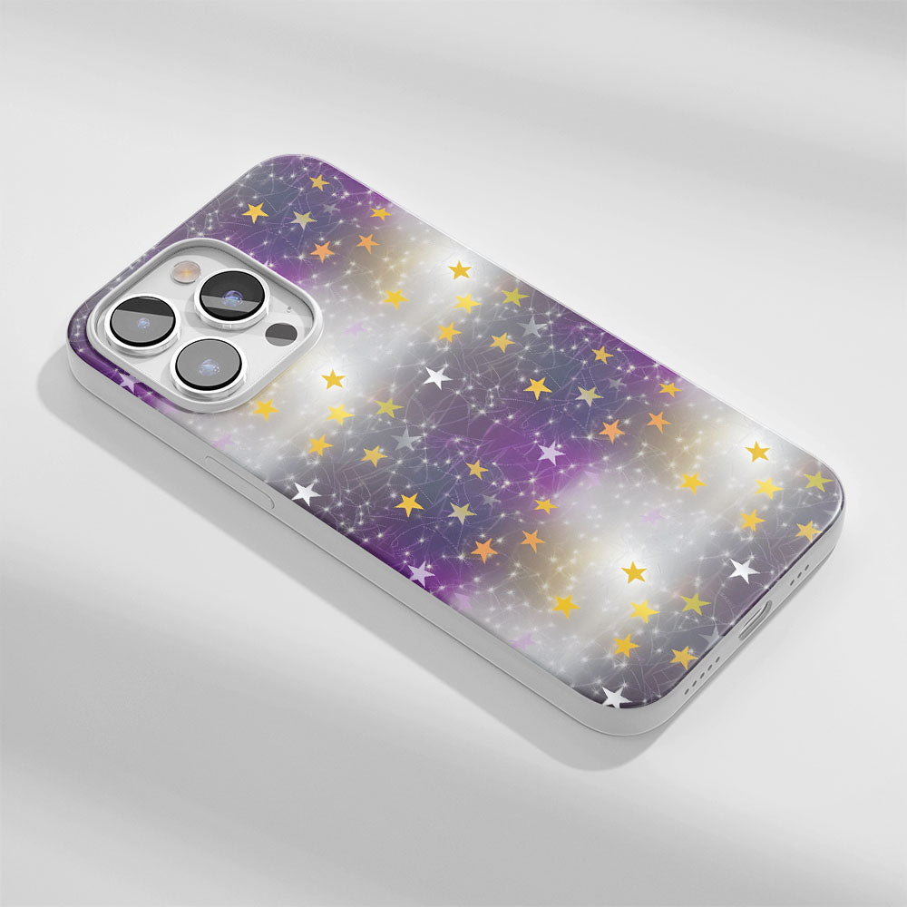 Latest 3rd-Generation Crystal Tough Glossy Star iPhone Case (MagSafe-Compatible)