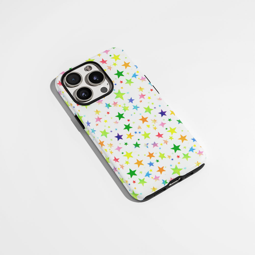เคส iPhone ลายดาวเคลือบด้านทนทานสองชั้น