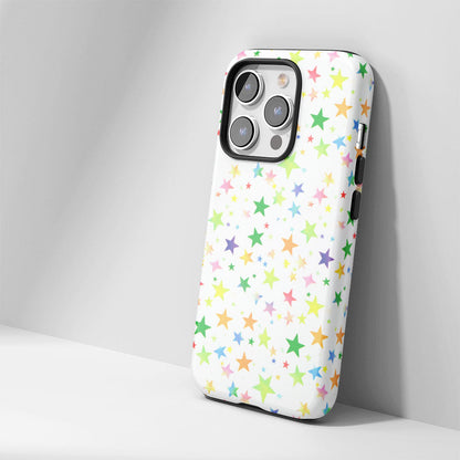 เคส iPhone ลายดาวเคลือบด้านทนทานสองชั้น