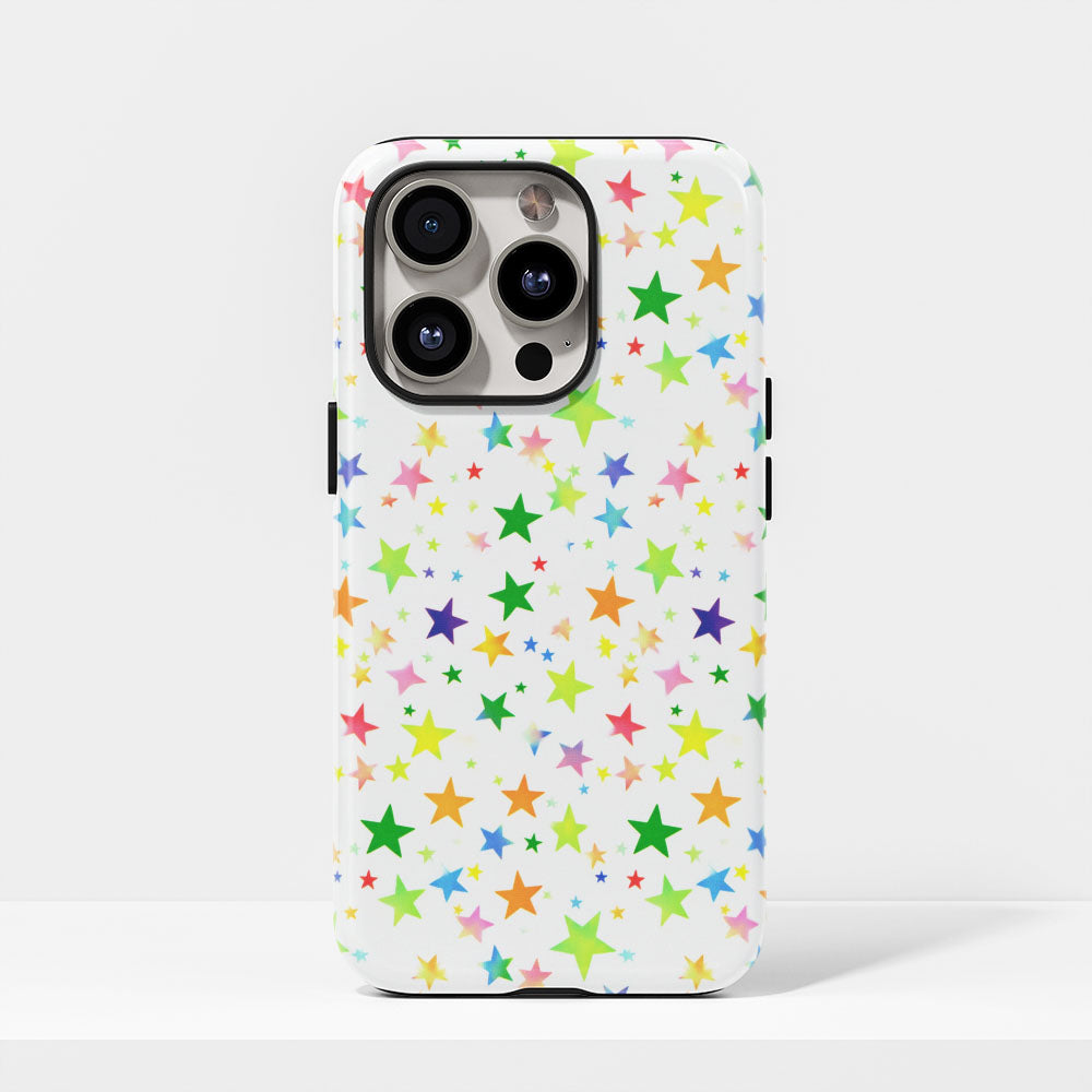 เคส iPhone ลายดาวเคลือบด้านทนทานสองชั้น