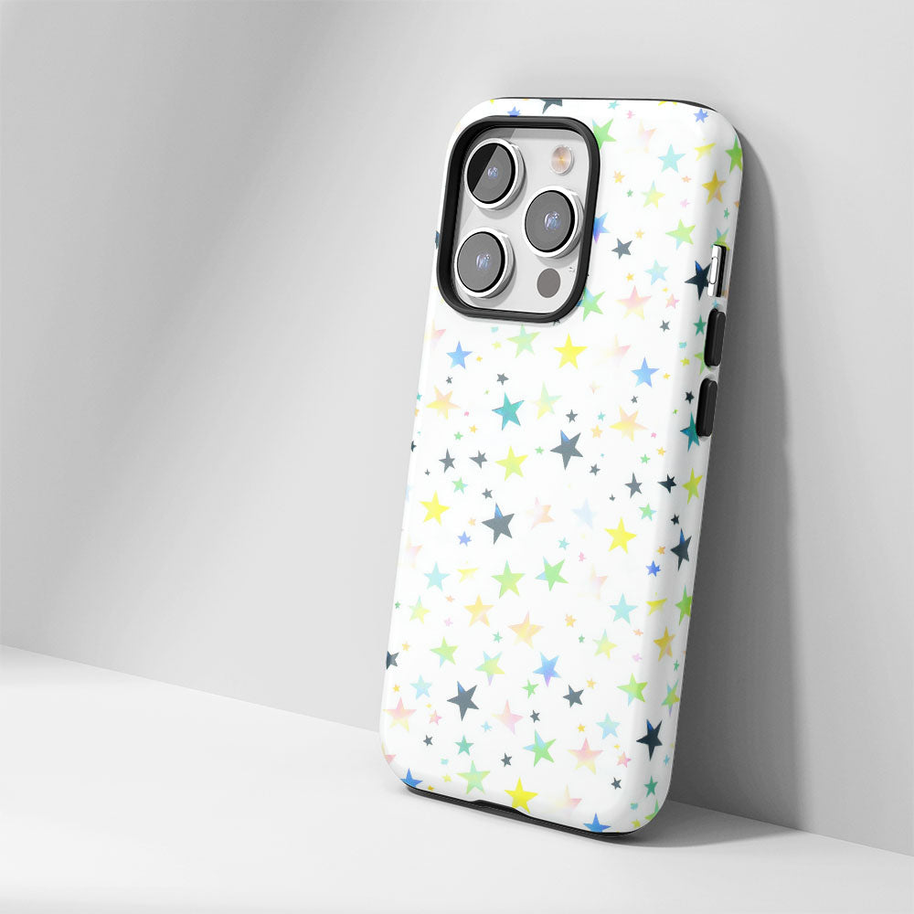 เคส iPhone ลายดาวเคลือบด้านทนทานสองชั้น
