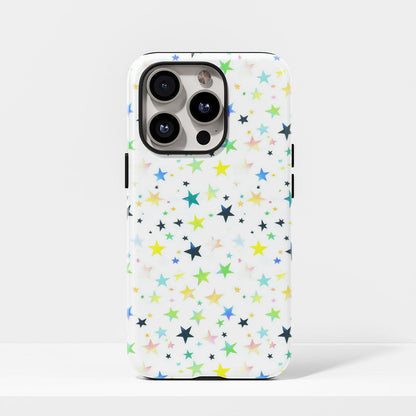 เคส iPhone ลายดาวเคลือบด้านทนทานสองชั้น